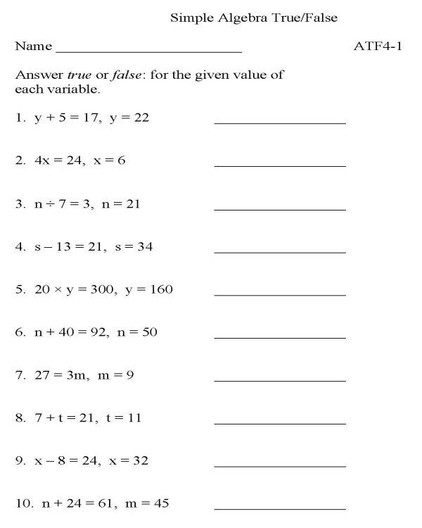 Math Worksheets Grade 9 Pdf