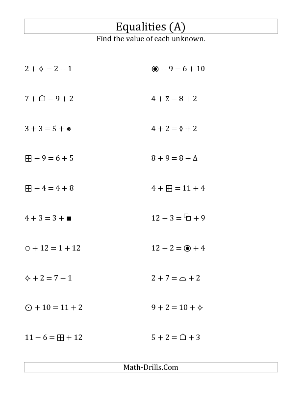 Algebra Worksheets Grade 9 With Answers