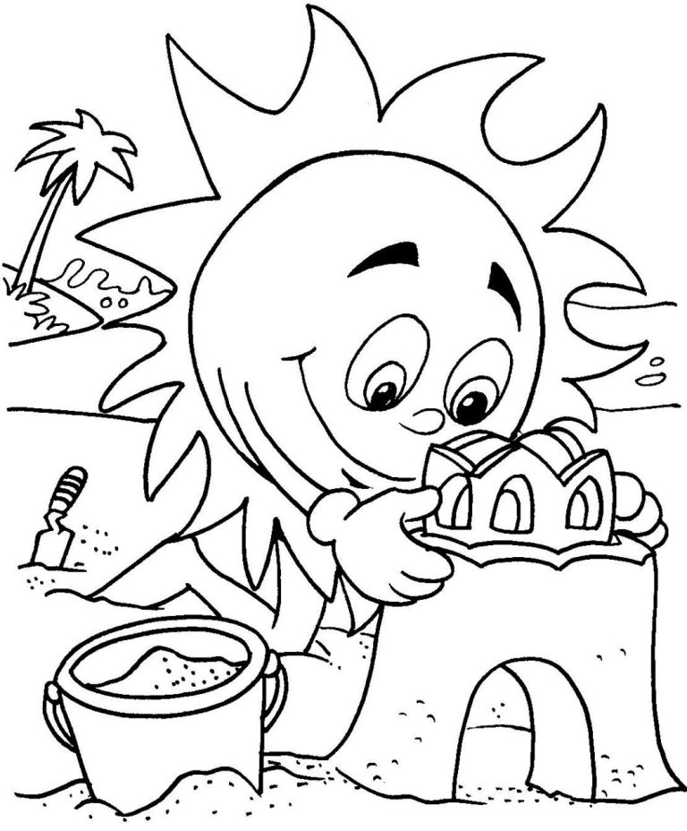 Free Summer Coloring Pages Pdf