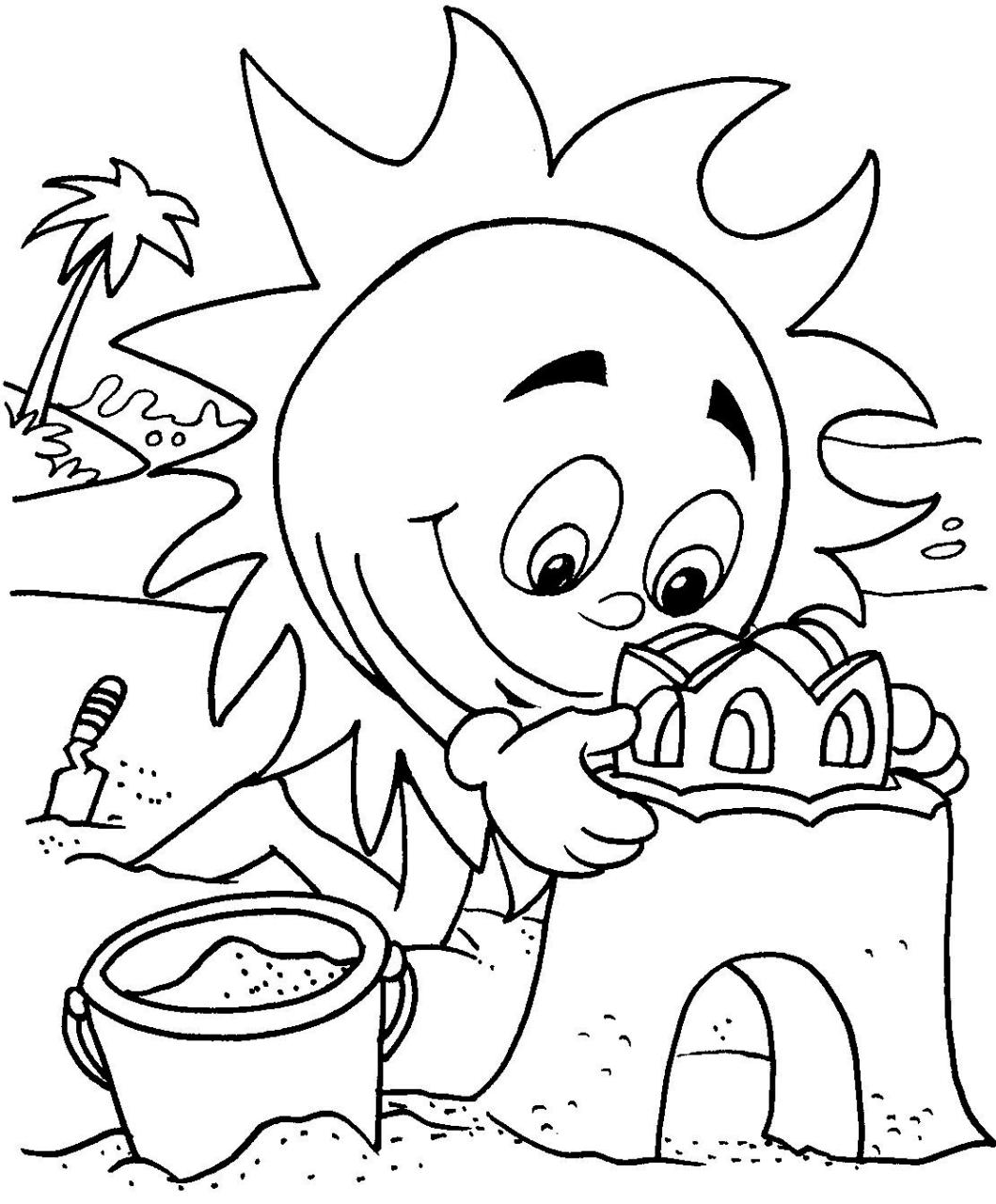 Free Summer Coloring Pages Pdf