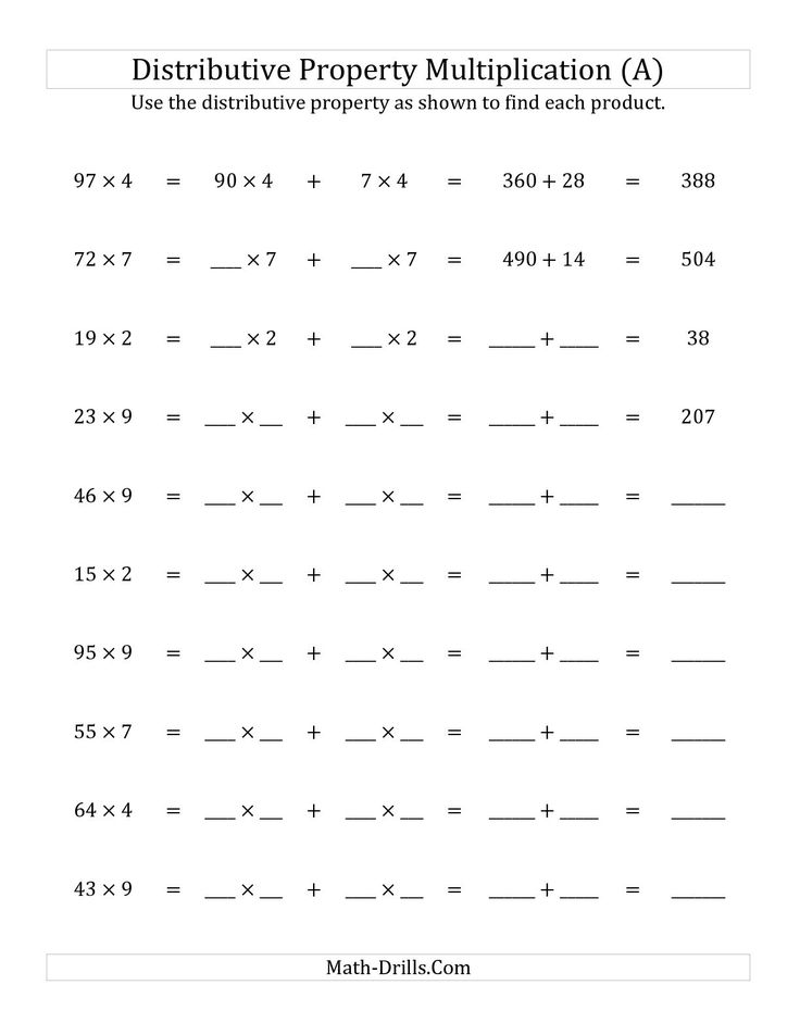 Commutative Property Of Addition Worksheets 6Th Grade