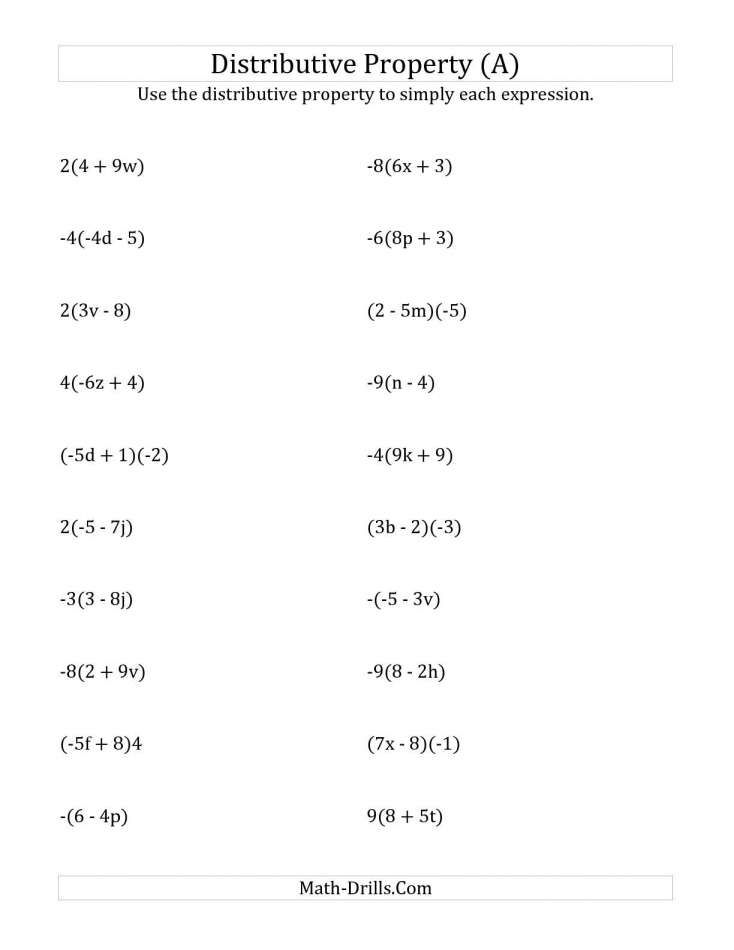 Pre Algebra 8Th Grade Math Worksheets