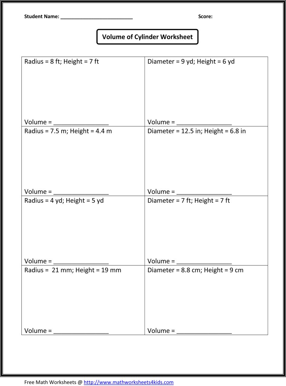 Algebra Worksheet Grade 7