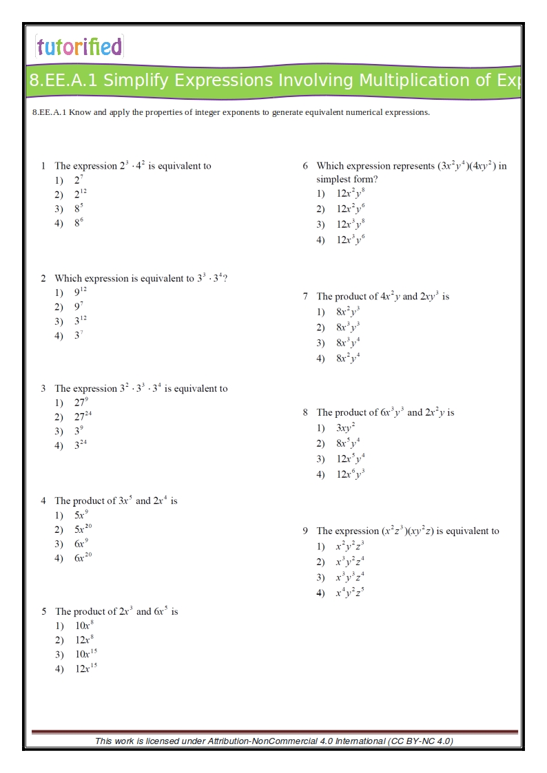 PreAP Algebra 1 Practice Test & PDF Worksheets
