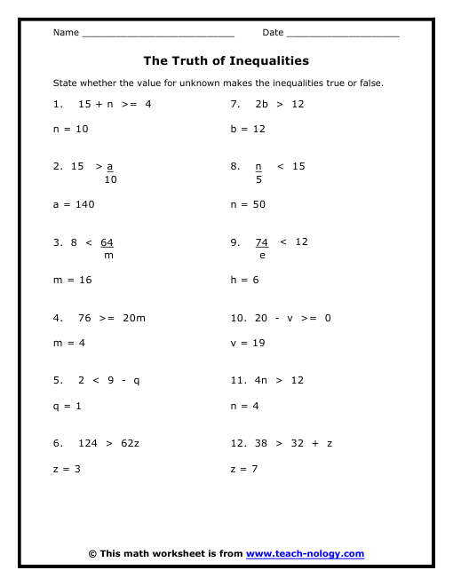 algebra worksheet NEW 241 ALGEBRA WORKSHEETS GRADE 8 WITH ANSWERS