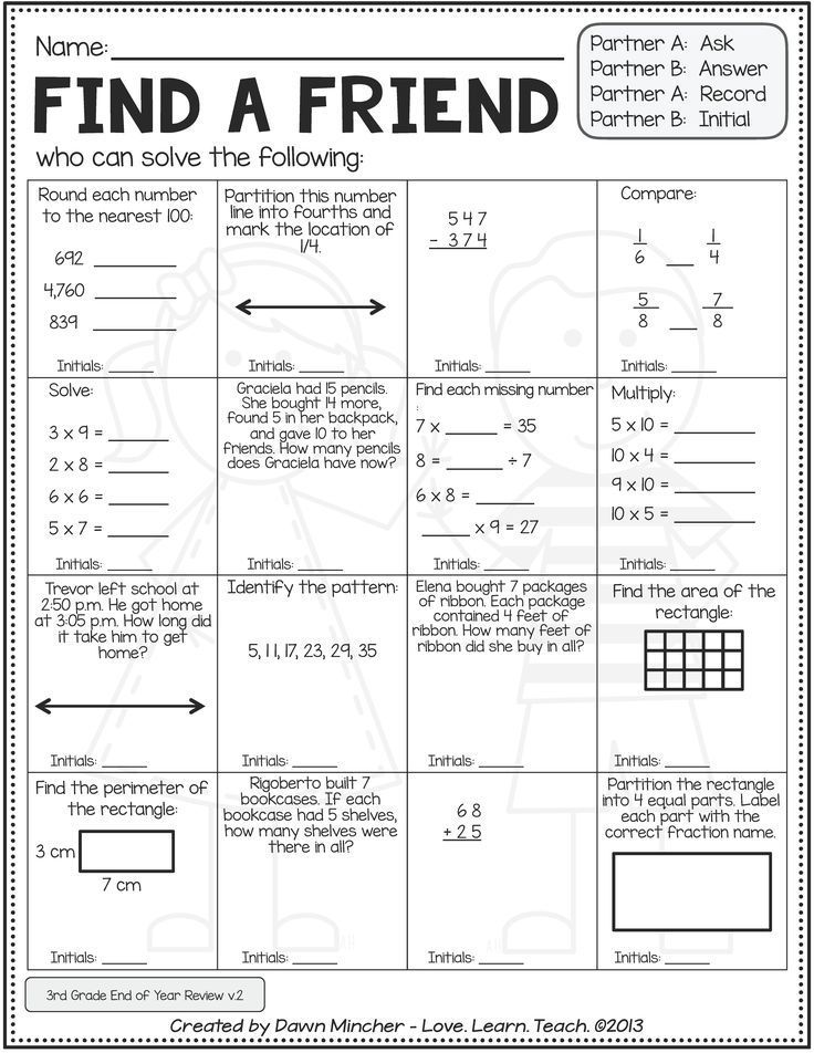 Fourth Grade Fun 4th Grade Math Worksheets