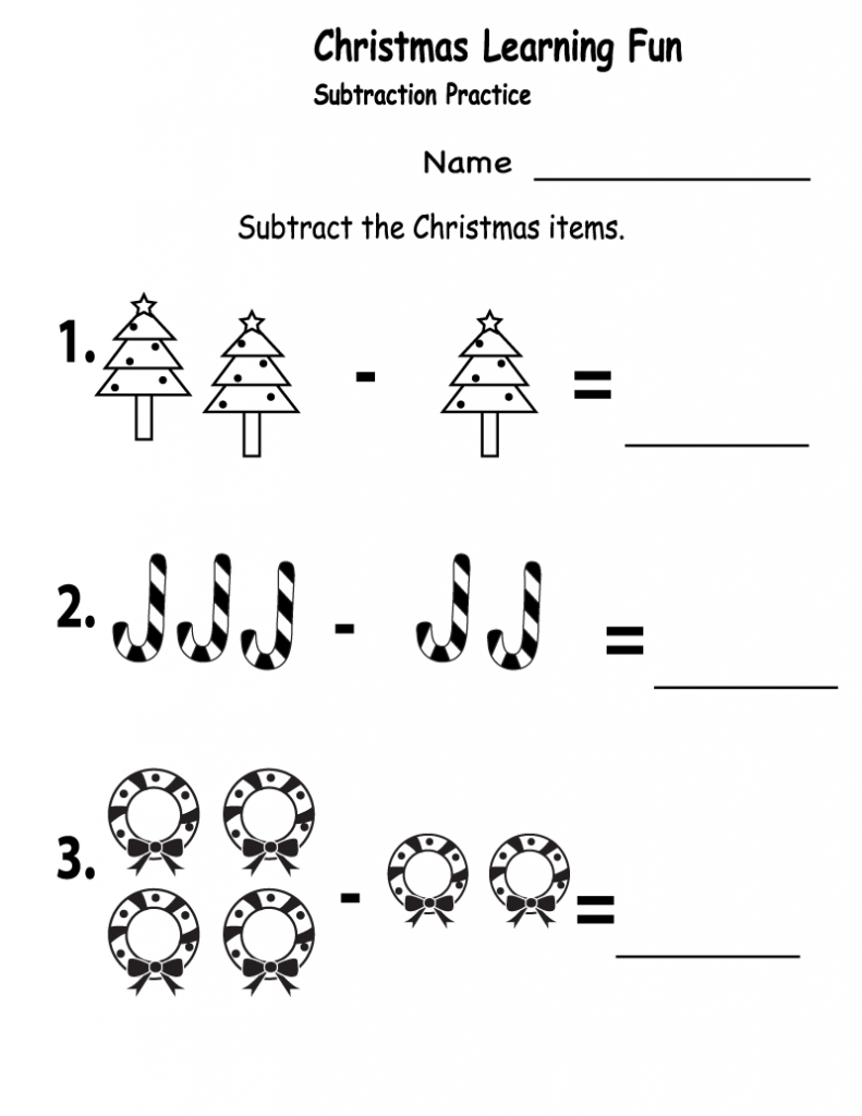 Christmas Addition Worksheets Free