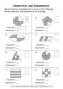Fractions Grade 3 I Maths Worksheets key2practice Workbooks
