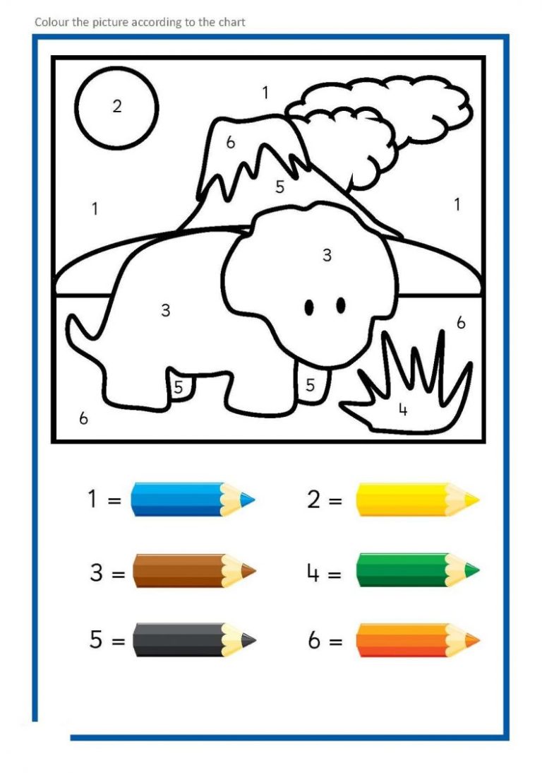 Colors Worksheet For Nursery