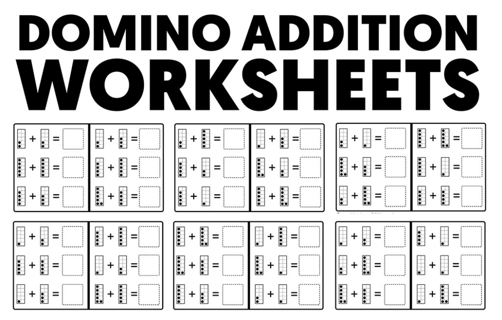 Domino Addition Worksheet Pdf