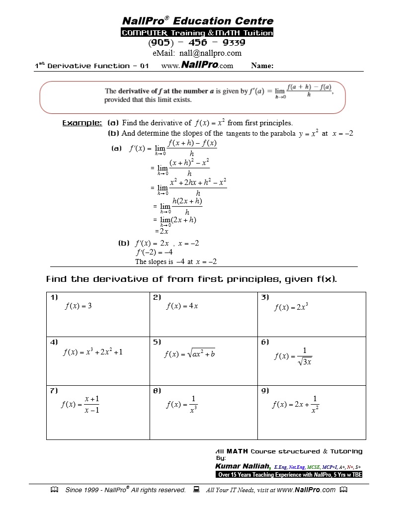 Algebra 1 A 5-6 Slope Intercept Form Worksheet 2