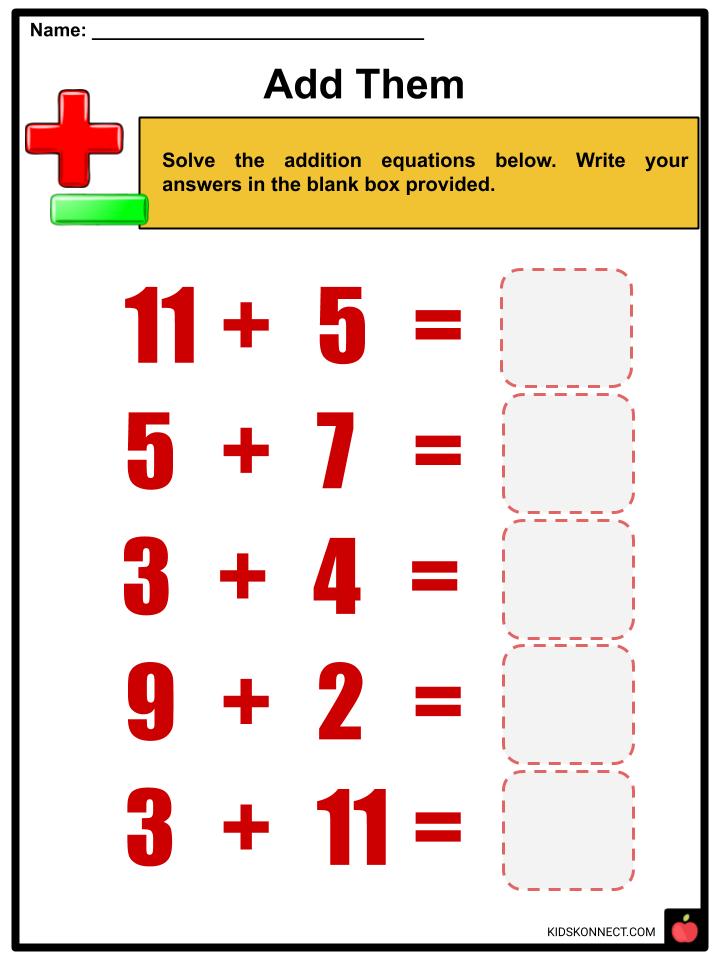 Commutative Property Of Addition And Subtraction Worksheets