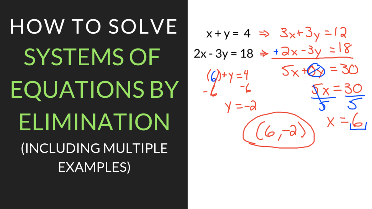 4 Useful Tips for Solving Systems of Equations by Elimination Mathcation