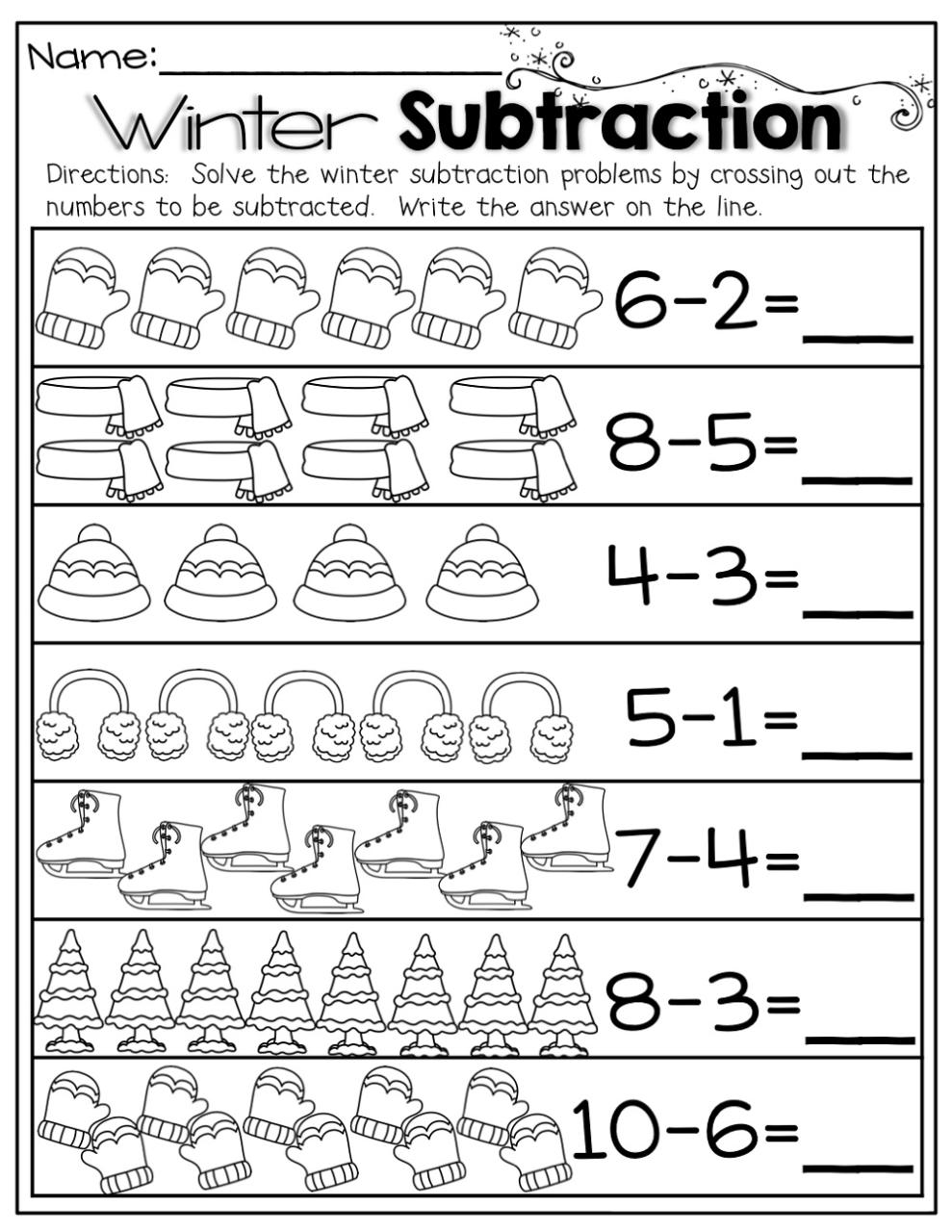 Fun Math Worksheets for Kindergarten 101 Activity