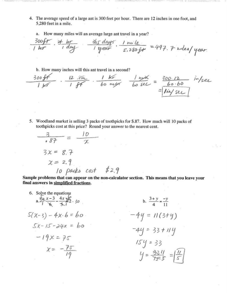 Algebra 2 Skills Review