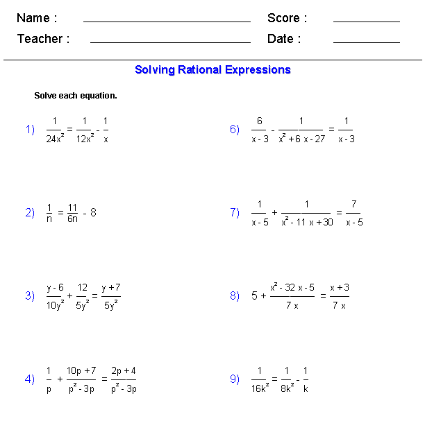 33 Solving Linear Equations Worksheet Algebra 2 Worksheet Resource Plans