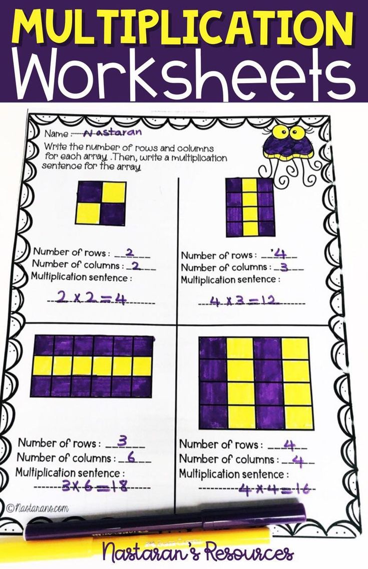 Repeated Addition 3Rd Grade Worksheets