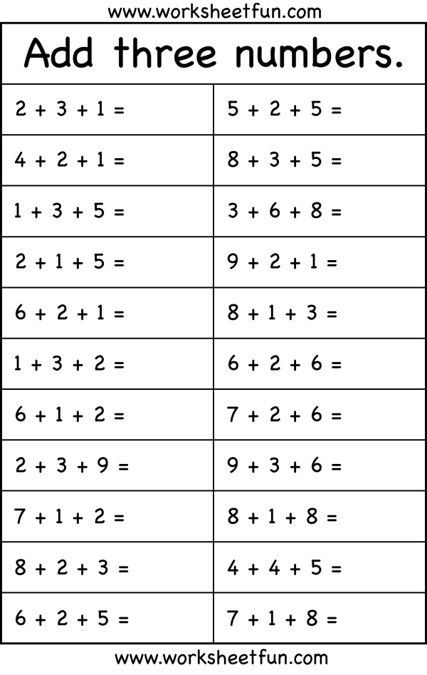 Math Worksheets For 2Nd Grade With Answer Key