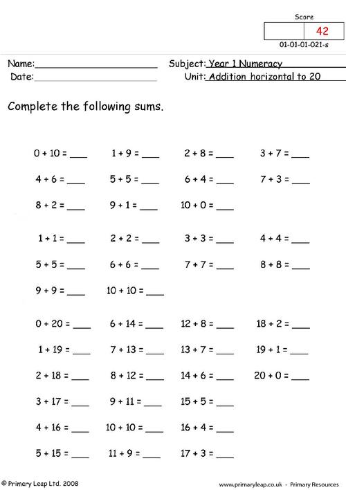 One Step Equations Addition And Subtraction Worksheet Kuta