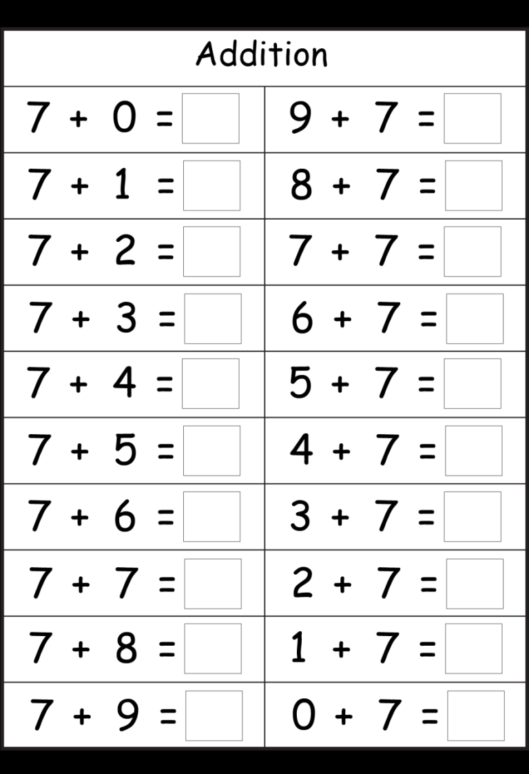 Mixed Addition And Subtraction Within 20 Worksheets Pdf