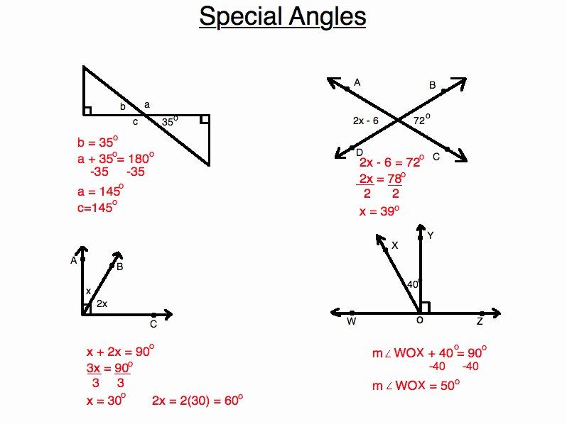 Linear Pair And Vertical Angles Examples Socials and Chat