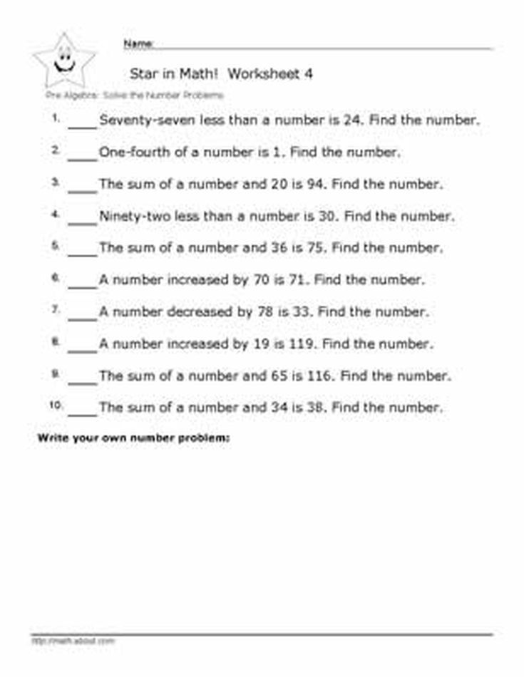 Pre Algebra Review Worksheet Pdf