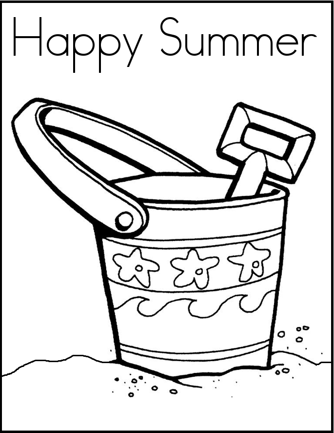Free Summer Coloring Pages For Kindergarten