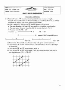 Vector Addition Worksheet with Answers New Vector Worksheet in 2020