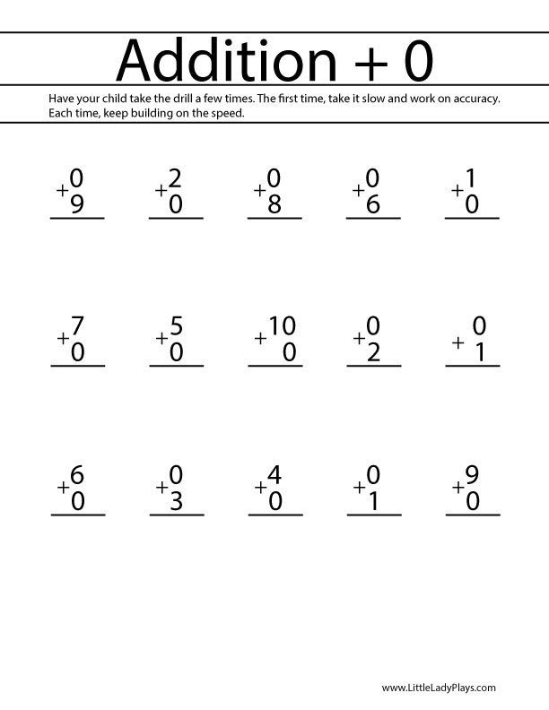 Simple Addition Worksheets 1st Grade