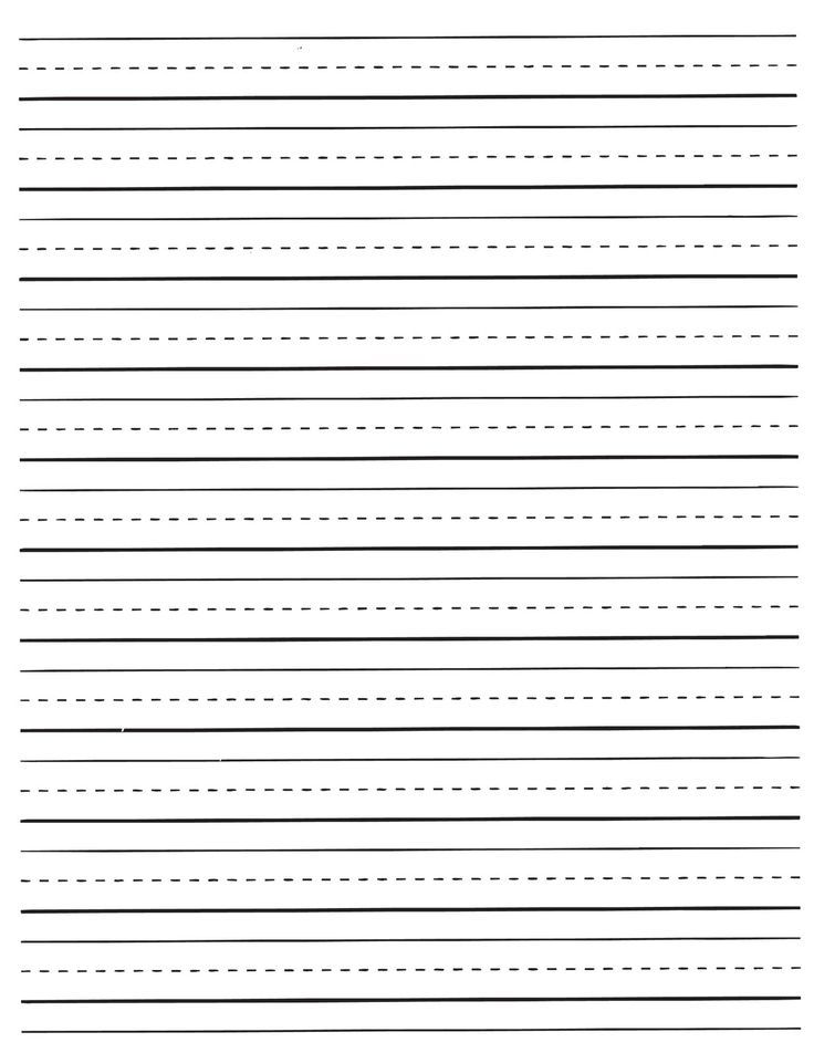 Lined Handwriting Worksheets Printable