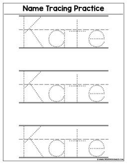 Handwriting Name Practice Printables