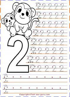 Preschool Worksheets Printable Number Tracing Worksheets 1 20