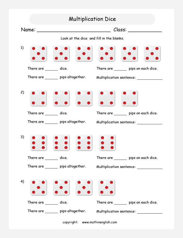 Multiplication As Repeated Addition Year 3 Worksheets