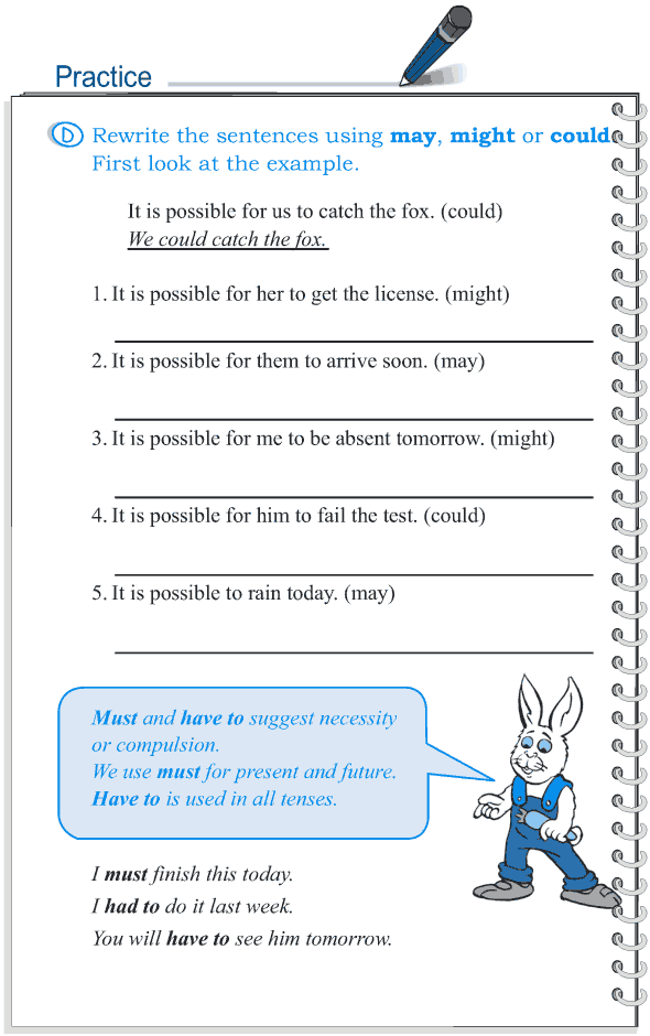 English Worksheets For Grade 5 Grammar