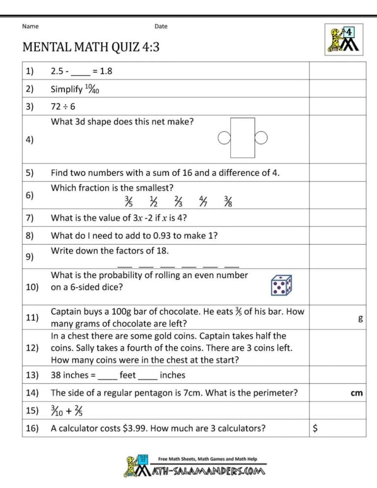 Grade 1 Maths Worksheets Pdf South Africa
