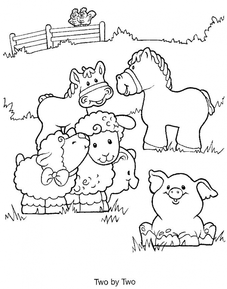 Get This Easy Printable Farm Animal Coloring Pages for Children la4xx