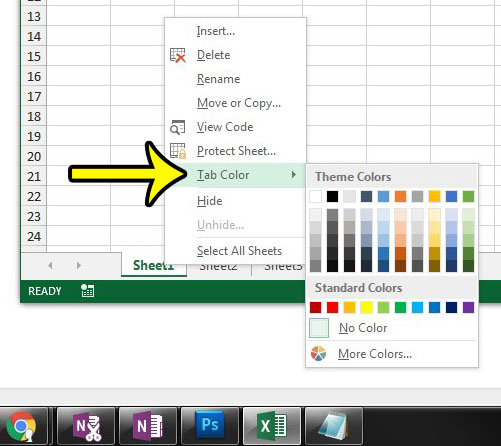How to Change the Sheet Tab Color in Excel 2013 Live2Tech