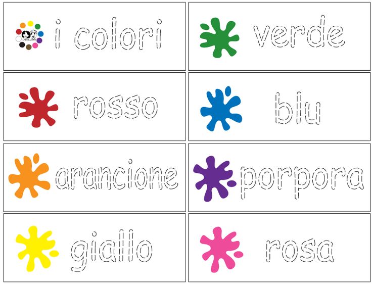 Italian Color Words