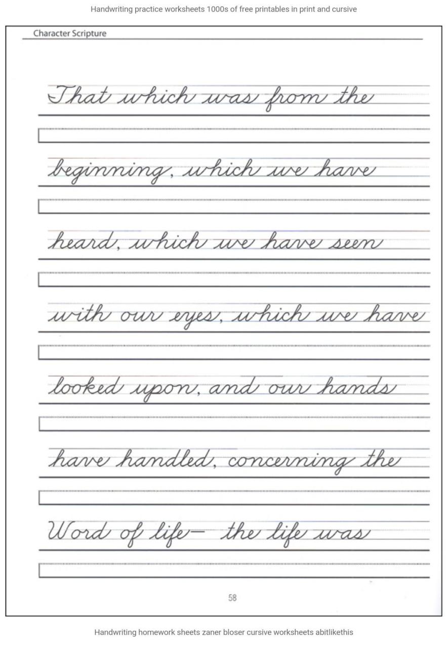 Cursive Handwriting Practice For Adults