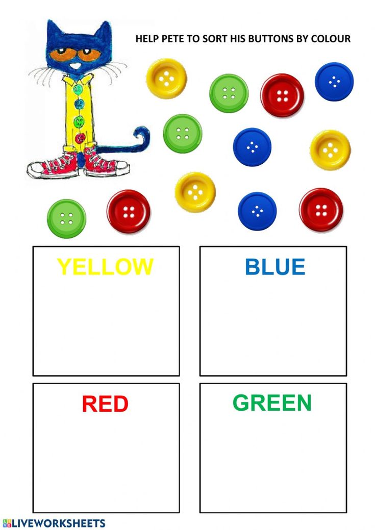 Colors Worksheet For Kindergarten