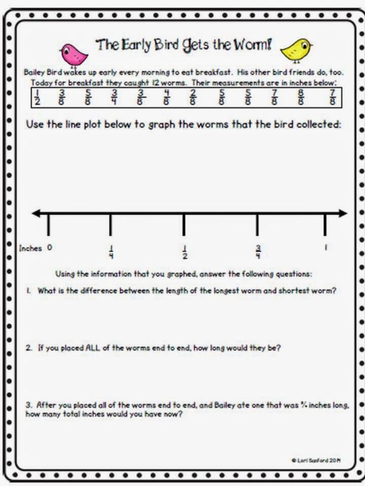 Dot Plot Worksheet 3rd Grade