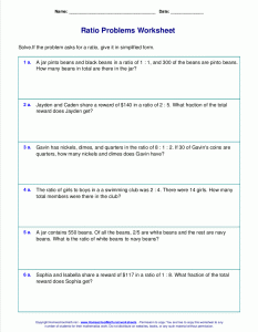 Algebra 1 Worksheet Proportions And Word Problems Answers Algebra