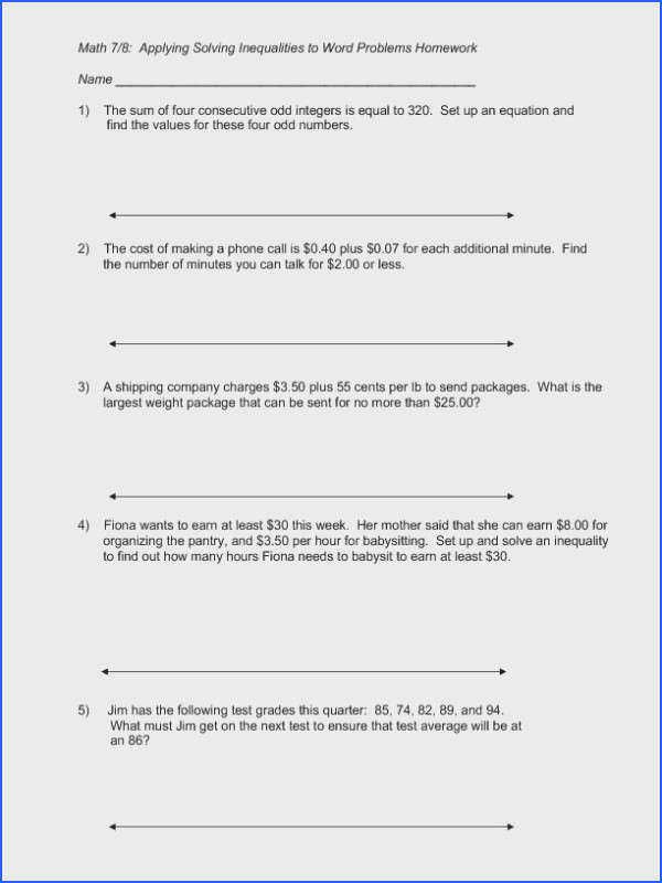 Systems Of Equations Word Problems Worksheet Easy