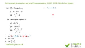 Solving Linear Equations Ks4 linear equations gcse revision maths