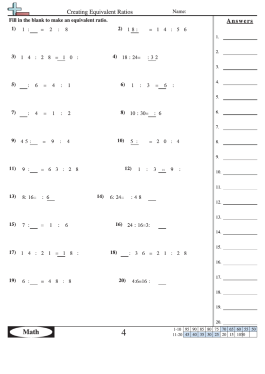 Algebra 2 Worksheet 4.1 Answer Key
