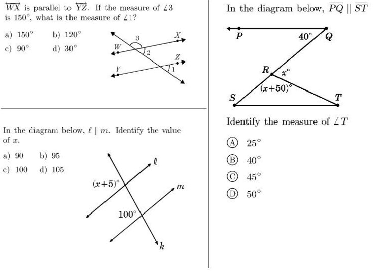 Parallel And Perpendicular Lines Worksheet Answer Key Algebra 1 5.6
