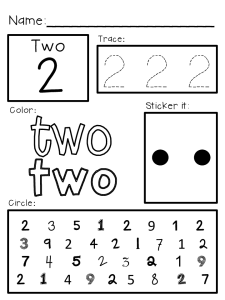 16 Best Images of PreK Math Homework Worksheets PreK Math