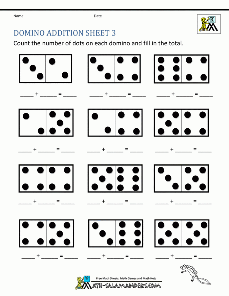 Learning Addition Worksheets
