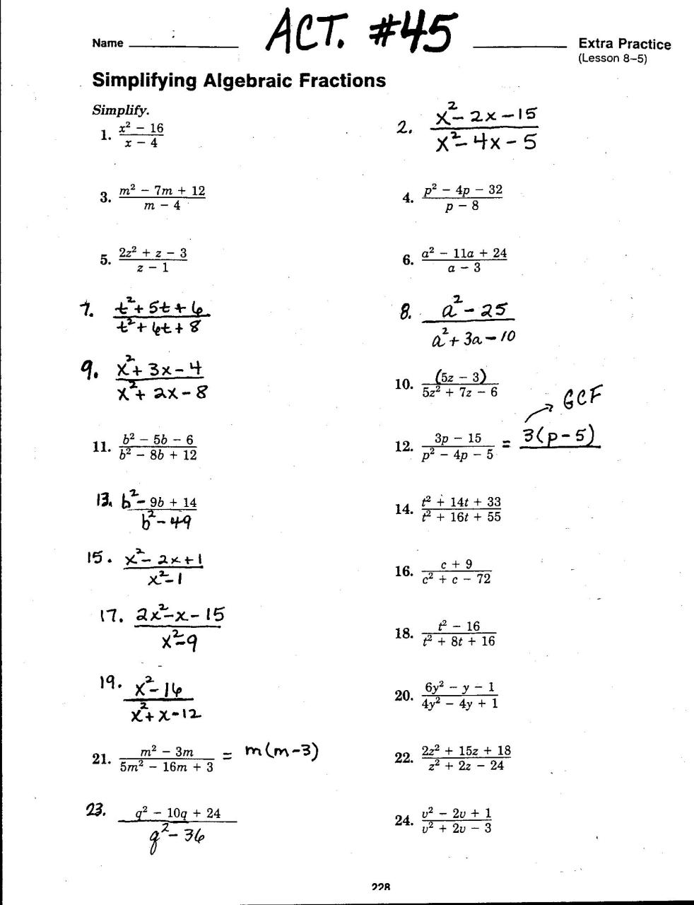 Literal Equations Worksheet For 8th Graders activities for solving