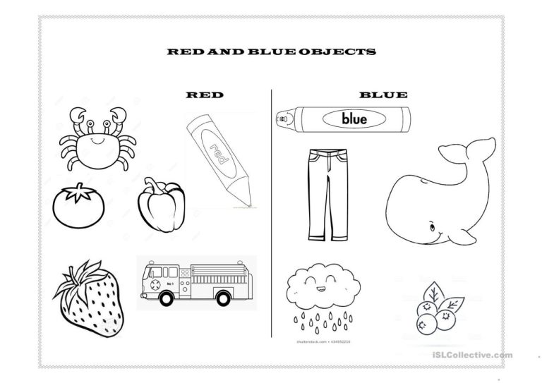 Count And Color Worksheets 1-5